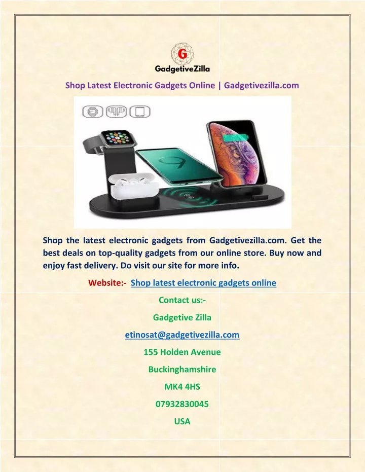 shop latest electronic gadgets online