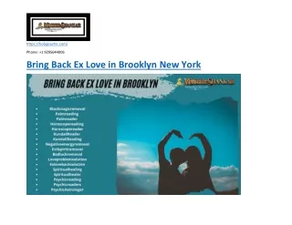 Most Famous Bring Back Ex Love in Brooklyn New York- holypsychic