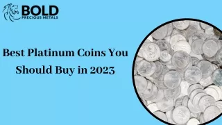 best platinum coins you should buy in 2023