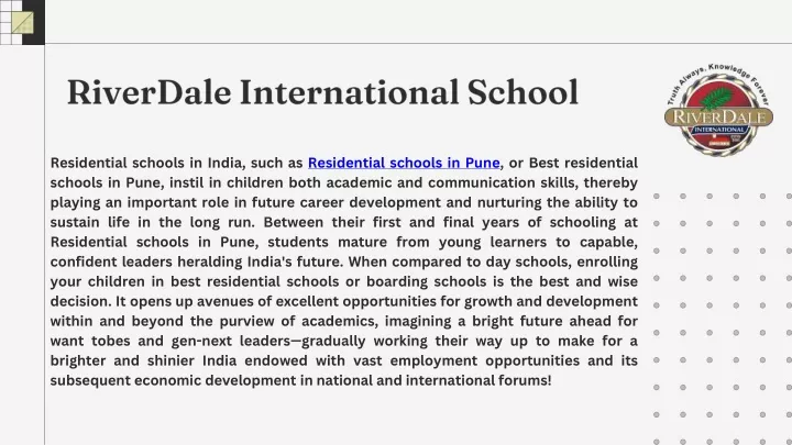 residential schools in india such as residential