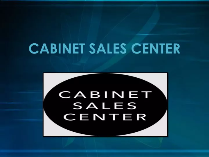 cabinet sales center