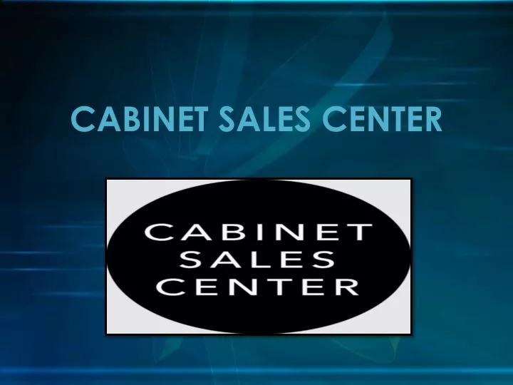 cabinet sales center