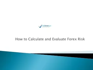 how to calculate and evaluate forex risk