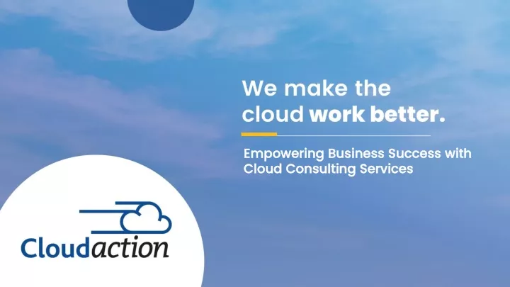 empowering business success with cloud consulting