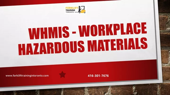 whmis workplace hazardous materials