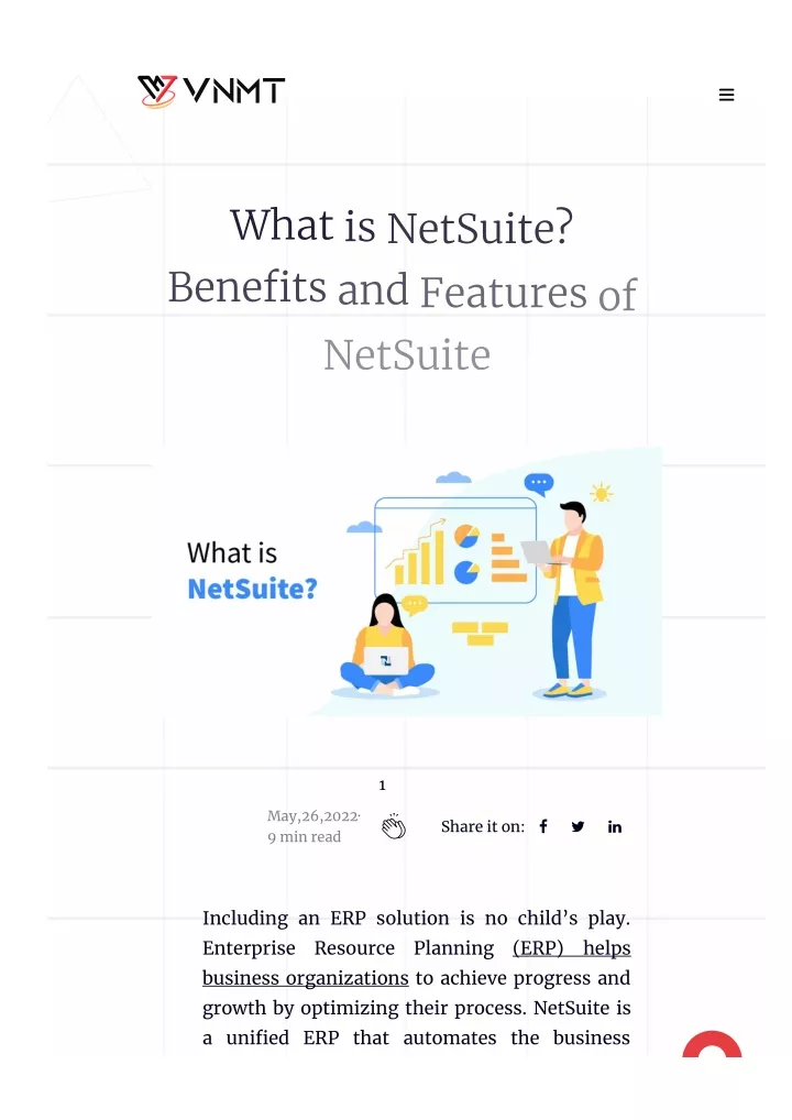 what is netsuite bene ts and featuresof netsuite