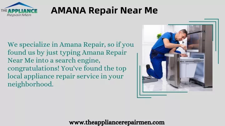 amana repair near me