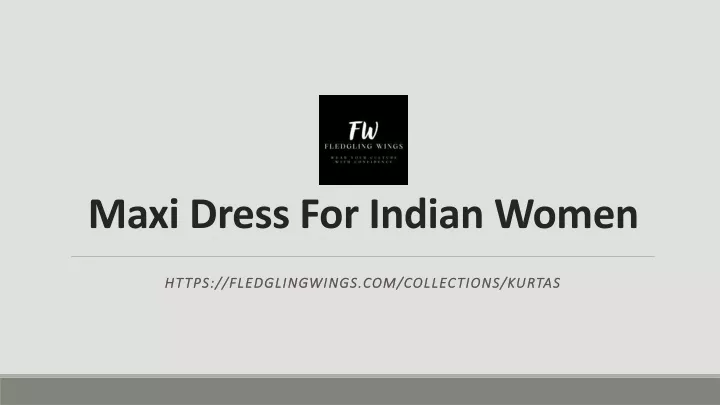 maxi dress for indian women