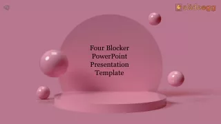 four blocker powerpoint presentation template
