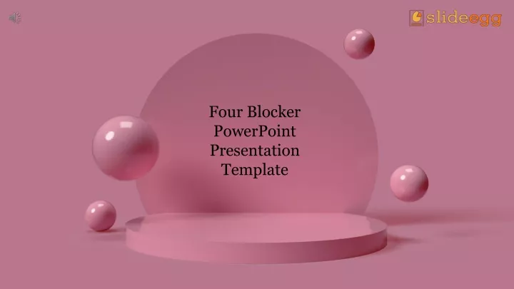 four blocker powerpoint presentation template