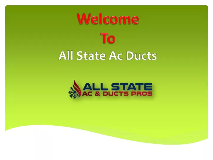 welcome to all state ac ducts