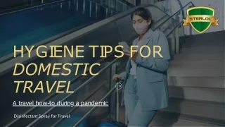 Hygiene Tips for Domestic Travel