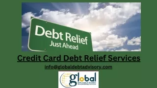 Credit Card Debt Relief Services