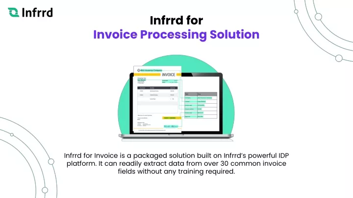 infrrd for invoice processing solution