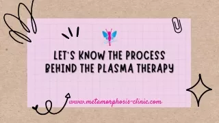 5 BENEFITS OF PLASMA THERAPY FOR SKIN PROBLEMS
