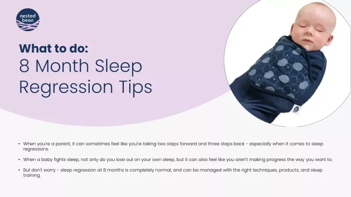 what to do 8 month sleep regression tips