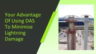 Your Advantage Of Using DAS To Minimise Lightning Damage