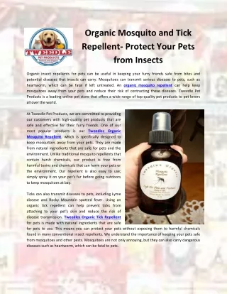Tweedle Pet Products Content 3 (28 feb)