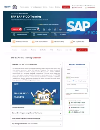 Best SAP FICO Training Noida | SAP FICO Training Institute in Noida