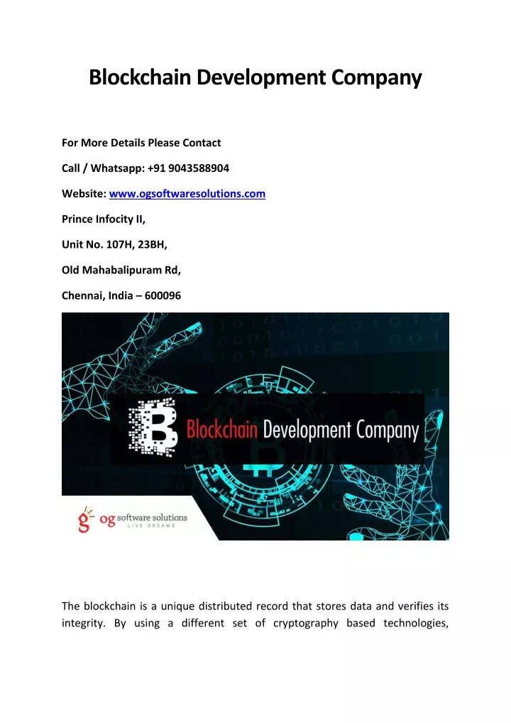 blockchain development company