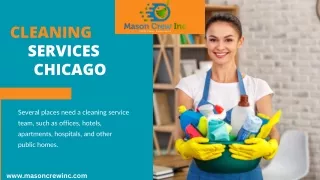 Cleaning Service in Chicago - Mason Crew Inc