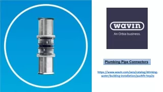 Plumbing Pipe Connectors