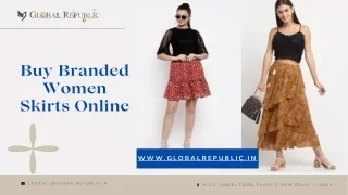 Check Skirts For Women