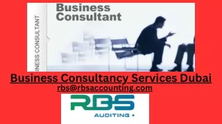 Business Consultancy Services Dubai