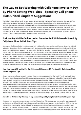 Why People Love to Hate online slots