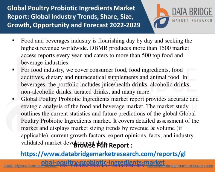 global poultry probiotic ingredients market