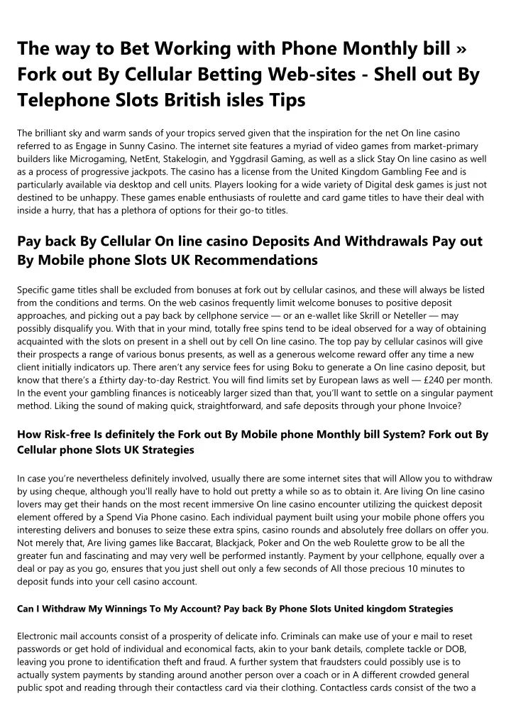 the way to bet working with phone monthly bill