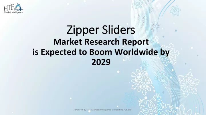 zipper sliders market research report is expected to boom worldwide by 2029