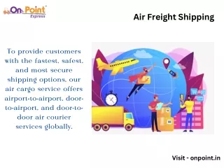 air freight shipping