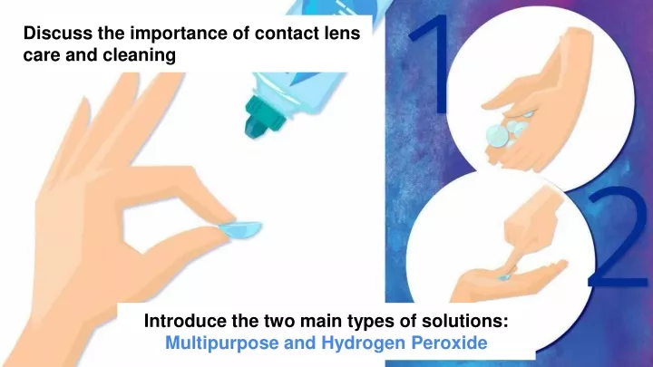 discuss the importance of contact lens care