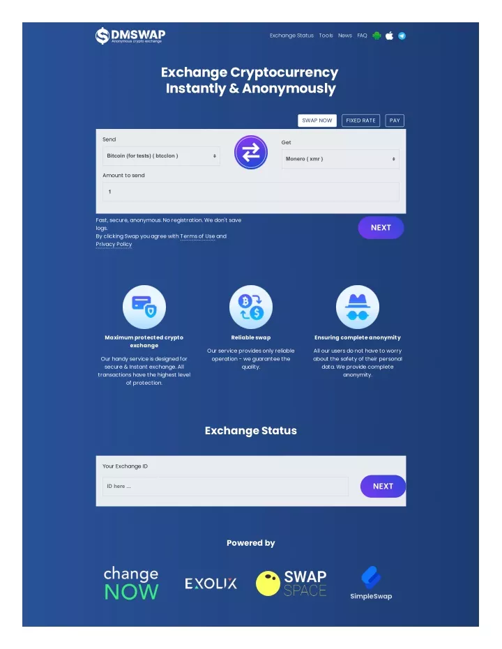 exchange status