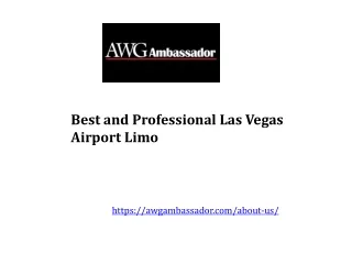 Best and Professional Las Vegas Airport Limo