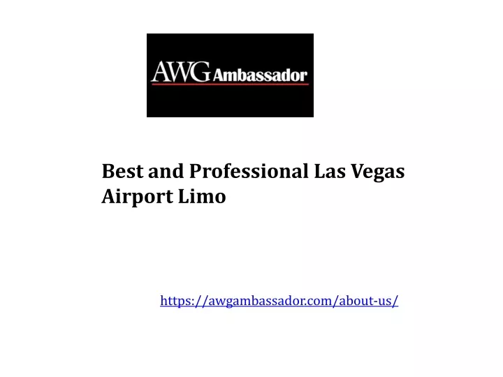 best and professional las vegas airport limo