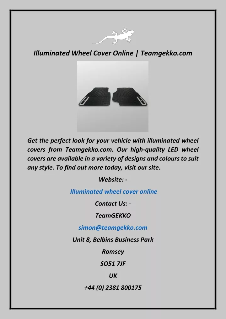 illuminated wheel cover online teamgekko com
