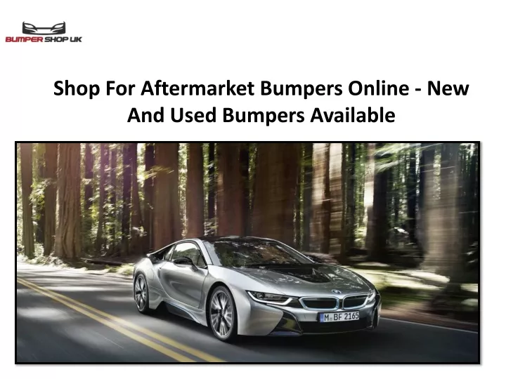 shop for aftermarket bumpers online new and used