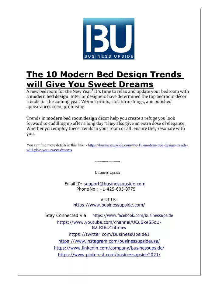 the 10 modern bed design trends will give