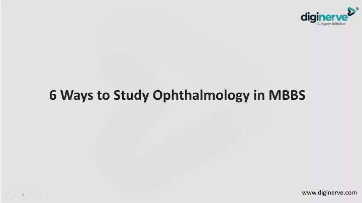 6 ways to study ophthalmology in mbbs