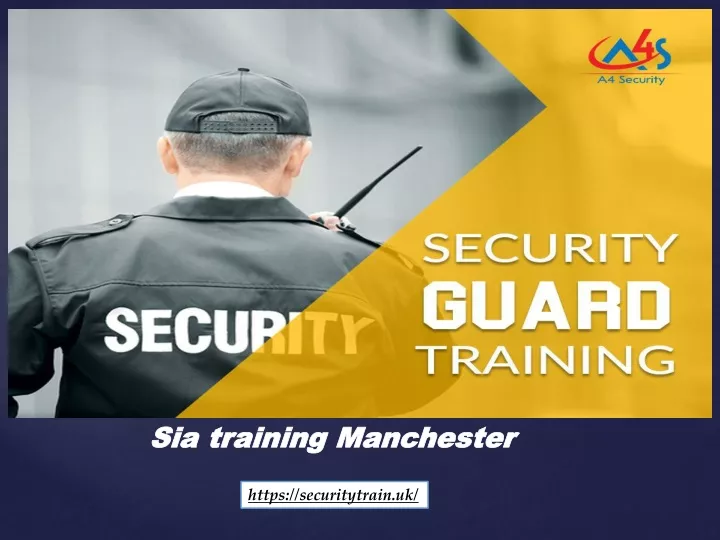 sia training manchester