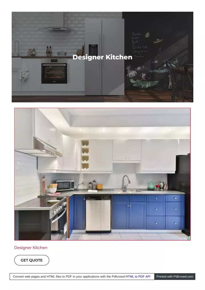 designer kitchen