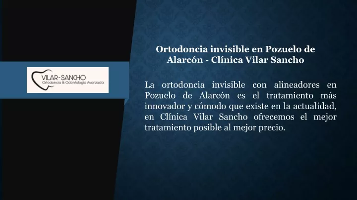 ortodoncia invisible en pozuelo de alarc