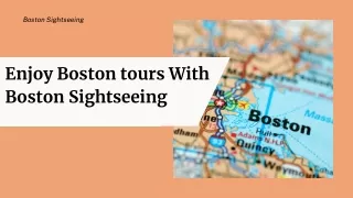Explore Boston With Boston Sightseeing Tour Bus