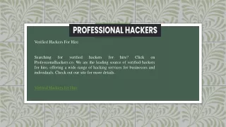 verified hackers for hire searching for verified