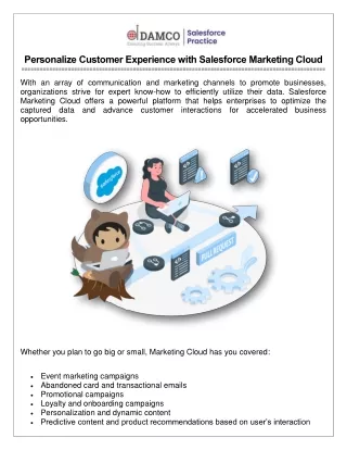 personalize customer experience with salesforce