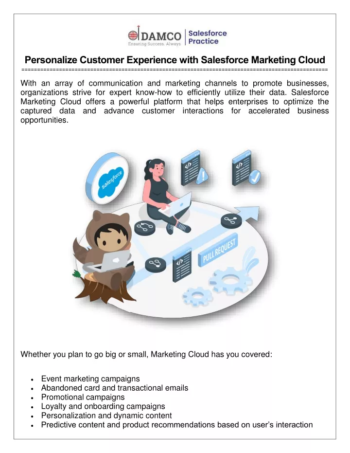 personalize customer experience with salesforce