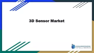 3d sensor market