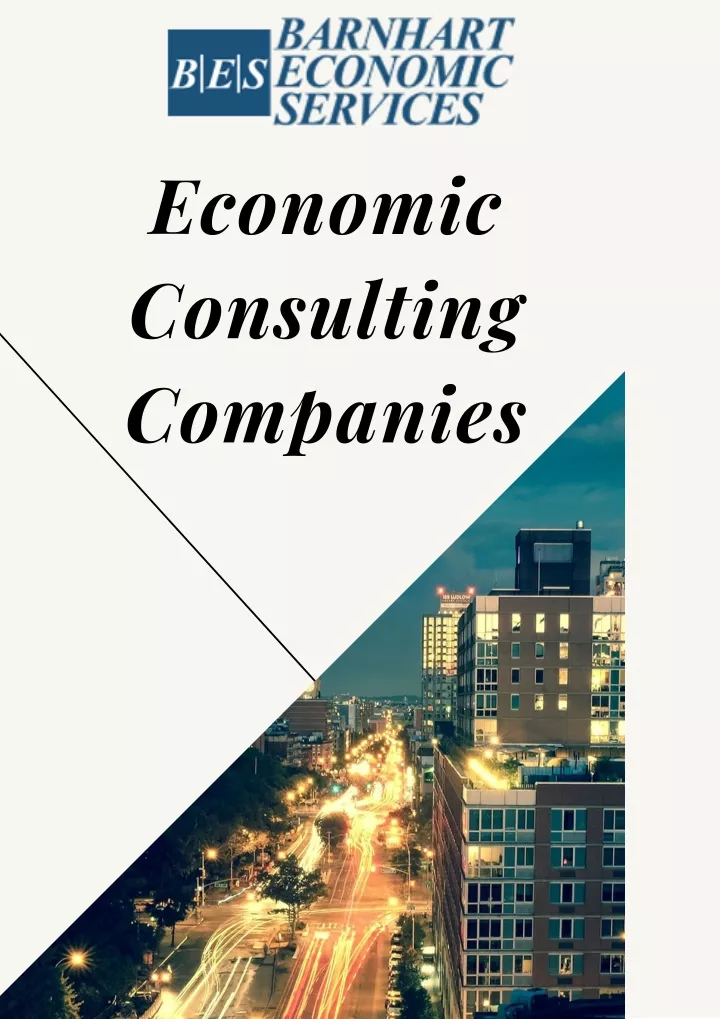 economic consulting companies